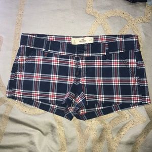 Hollister Co. Juniors Plaid Twill Shorts